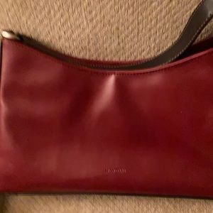 Red and black vintage bag.